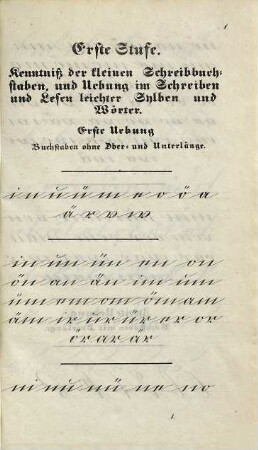 Hülfsbuch beim ersten Unterrichte im Schreiben, Lesen, Rechnen und in der Religion : auf die bayerische Normalschuleschrift basirt