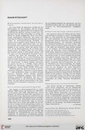Bauwirtschaft
