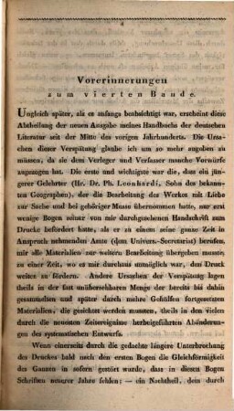 Handbuch der deutschen Literatur seit der Mitte des 18. Jahrhunderts bis auf die neueste Zeit. 4,1, Enthaltend Geschichte und deren Hülfswissenschaften