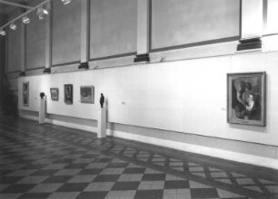 Dresden. Ausstellung "Aus den Depots der Neuen Meister", Albertinum, 5.8.-5.10.1997. Mosaiksaal