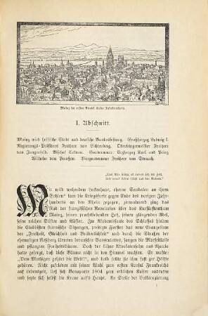 Mainzer Geschichtsbilder : Skizzen denkwürdiger Personen und Ereignisse von 1816 bis zur Gegenwart