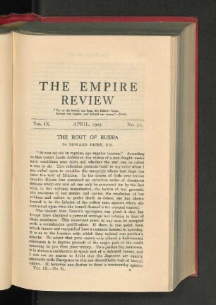 Vol. 9. April 1905. No. 51.