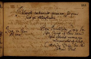 Sturm, Gottfried. Jena, 20.11.1701.
