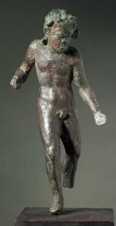 Hellenistische (?) Statuette eines Satyrs