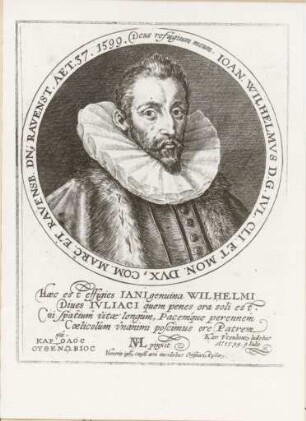 Johann Wilhelm I. (1562 - 1609), Herzog von Jülich-Kleve-Berg, Graf von Mark und Ravensberg, Herr von Ravenstein