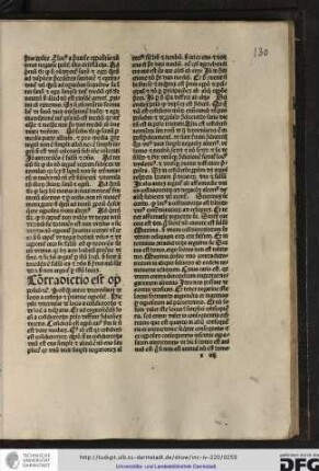 Postquam autor determinavit de locis a contrariis et privative oppositis, hic consequenter determinat de locis a contradictoriis et de locis a disparatis.