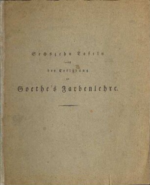 Sechszehn Tafeln