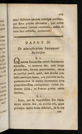 109-146, Caput IV.