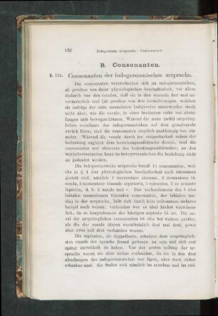 Consonanten der indogermanischen ursprache