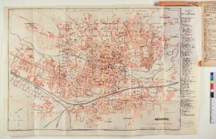 Karte: NÜRNBERG. Rundgang nach dem Führer.