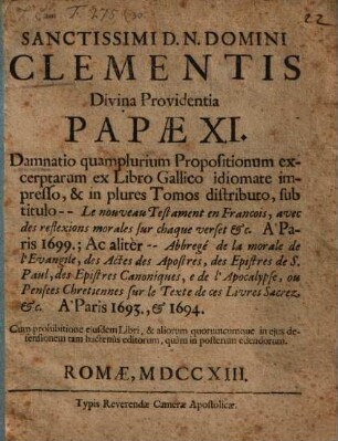 Damnatio quam plurium propositionum excerptorum