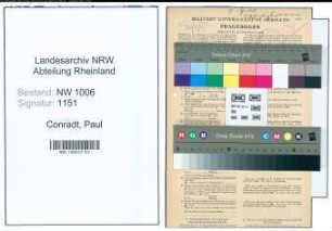 Entnazifizierung Paul Conradt , geb. 14.07.1914 (Zollbeamter)