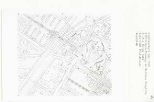 Städtebauliche Planung Rathaus Steglitz, Berlin-Steglitz (Diplomarbeit bei Willy Kreuer): Lageplan