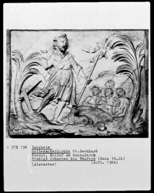 Johannes der Täufer predigt
