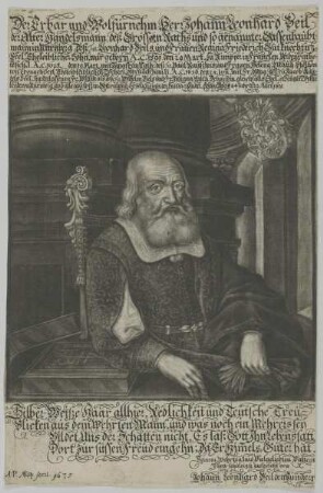 Bildnis des Johann Leonhard Beil