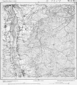 811 Tölz süd. Topographische Karte von Bayern 1:25.000 [Positionsblätter]