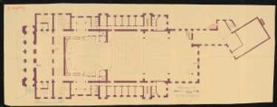 Stadttheater, Augsburg: Grundriss 1:100