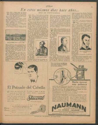 En estos mismos días hace años... [mes de septiembre]