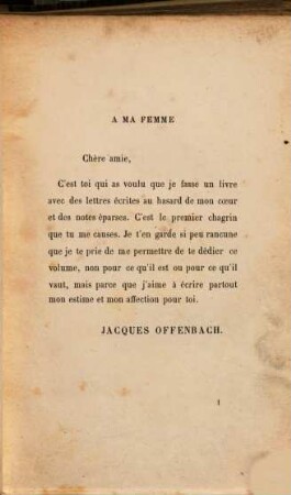 Offenbach en Amérique : Notes d'un musicien en voyage par Jacques Offenbach. Précédées d'une notice biographique par Albert Wolff