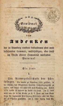 Nachrichten vom St.-Elisabethen-Hospitale zu Schesslitz : ein Beitrag zur Geschichte des frommen und wohlthätigen Bamberg
