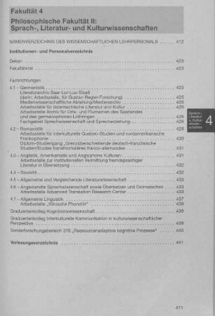 Philosophische Fakultät II: Sprach-, Literatur- und Kulturwissenschaften