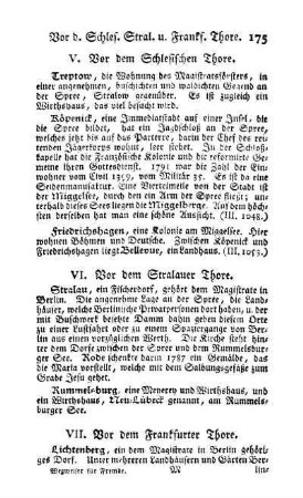 V. Vor dem Schlesischen Thore