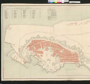 Map of the fort of Bombay : completed to 1855