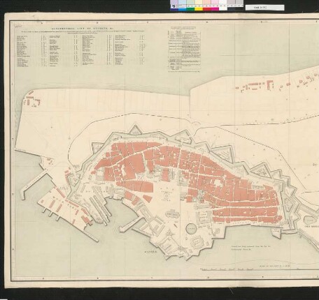 Map of the fort of Bombay : completed to 1855