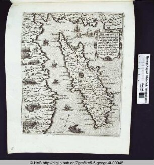 Landkarte von Zypern/Cipro/Cyprus und Umgebung.