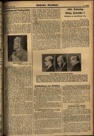 Zweite Ausgabe vom Freitag, den 26. Juni 1936.