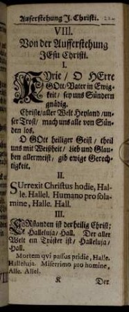 Von der Aufferstehung Jesu Christi. - Von der Himmelfahrt Jesu Christi.