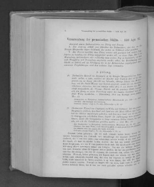 Versammlung der preussischen Städte. - 1401 Apr. 23.