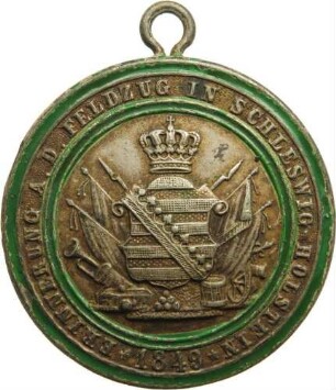 König Friedrich August II. - Erinnerung an den Feldzug in Schleswig-Holstein