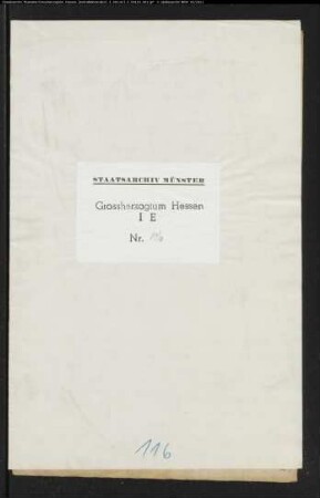 Die auf die Eichen in der Linner Mark an den Enkhauser Pfarrländern von Pfarrer Helwig gemachten Ansprüche (Handakten Geh. Rat Arndts)