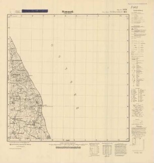 1026 Mummark (Insel Alsen) (4-cm-Karte) Meßtischblatt [alte Nr. 102]