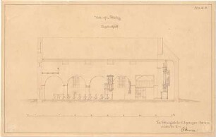 Klumpp, Karl F. A.; Petersberg; Kirchenrestaurierung - Längsschnitt