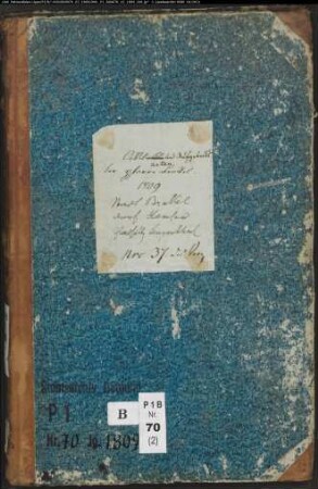 Zivilstandsregister der katholischen Gemeinde Brakel, Kreis Höxter (GHT 1809) (Gemeinde: Katholische Gemeinde Brakel)