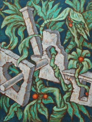 Urwald I (Bild 1 vonTriptichon)