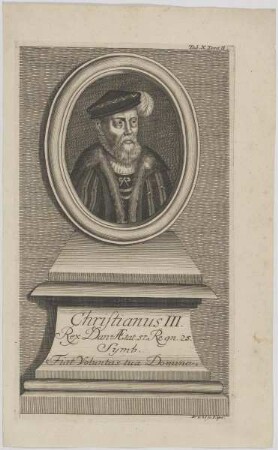 Bildnis des Christianus III., König von Dänemark