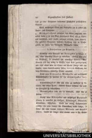 7. Verhalten zu Säuren
