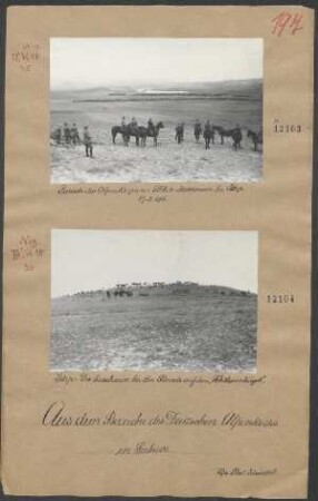 Parade des Alpenkorps vor GFM v. Mackensen bei Istip