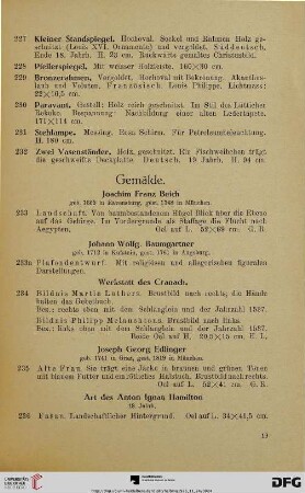 Gemälde (Nr. 233-278)