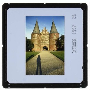 Lübeck, Holstentor : Westseite