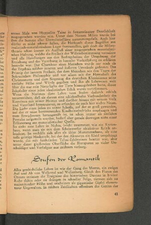 Stufen der Romantik