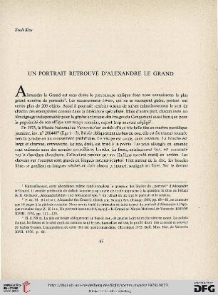 22: Un portrait retrouvé d'Alexandre le Grand
