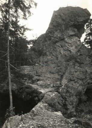 Schneckenstein bei Schöneck. Topasbrockenfels
