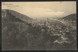 Heidelberg von der Terrasse