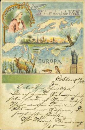 Im Fluge durch die Welt. Europa