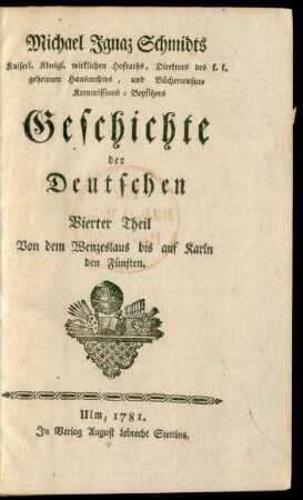 Theil 4: Von dem Wenzeslaus bis auf Karln den Fünften