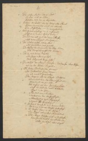 Psalm 65. Übersetzung von Moses Mendelssohn